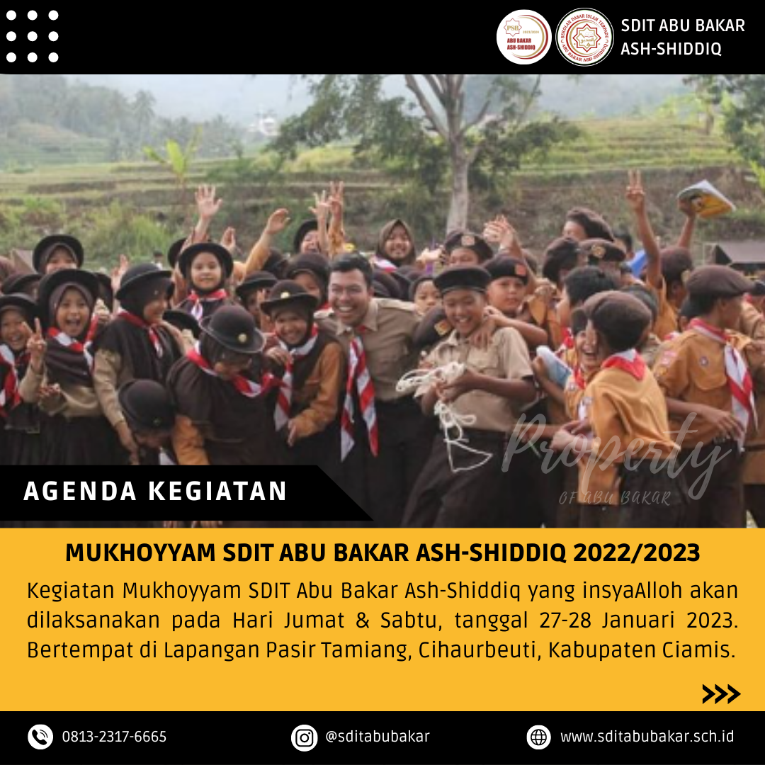 Mukhoyyam atau Berkemah Siswa Siswi SDIT Abu Bakar Ash-Shiddiq